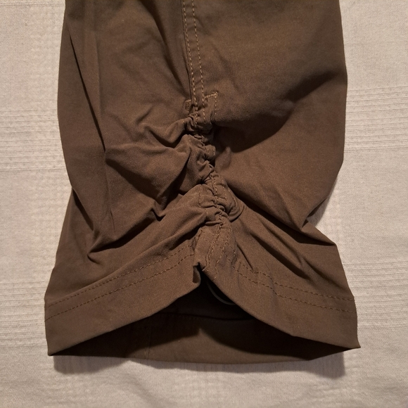 Eddie Bauer women's size 14 First Accent WR Guide Capri Slatgreen style 0794 NWT - Picture 3 of 8